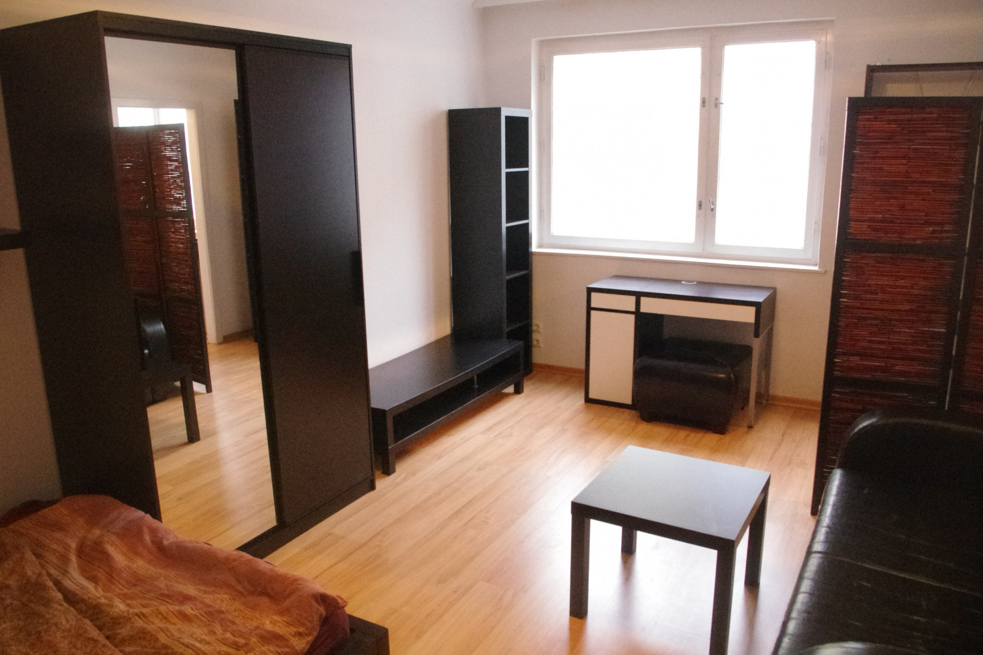 The main room - couch is fold-out