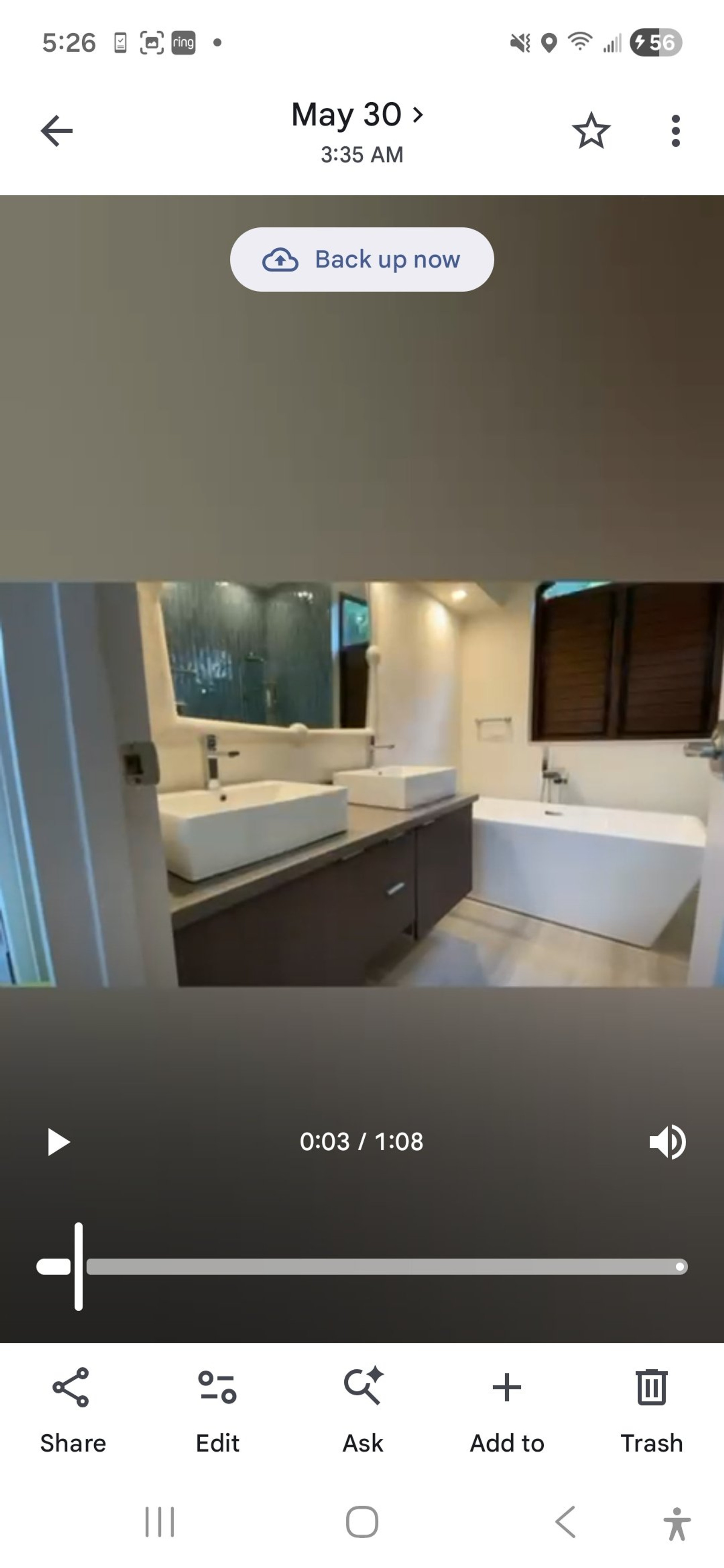 Master bathroom