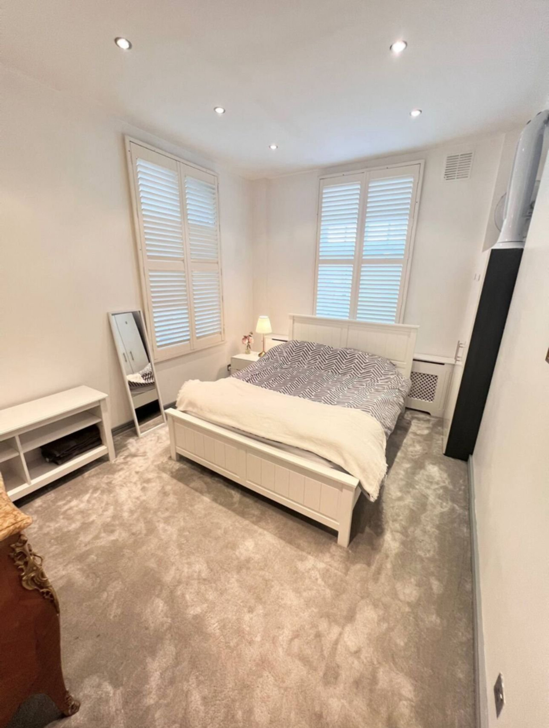 Master bedroom with wardrobe