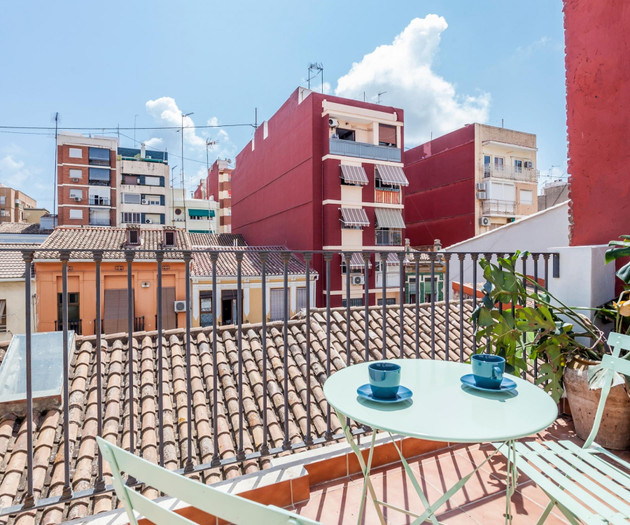 Cozy Duplex & Terrace ·El Cabanyal· Monthly Rental