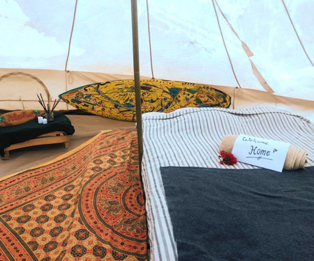 Yoga & Surf Camp in beautiful island - double glamping tent