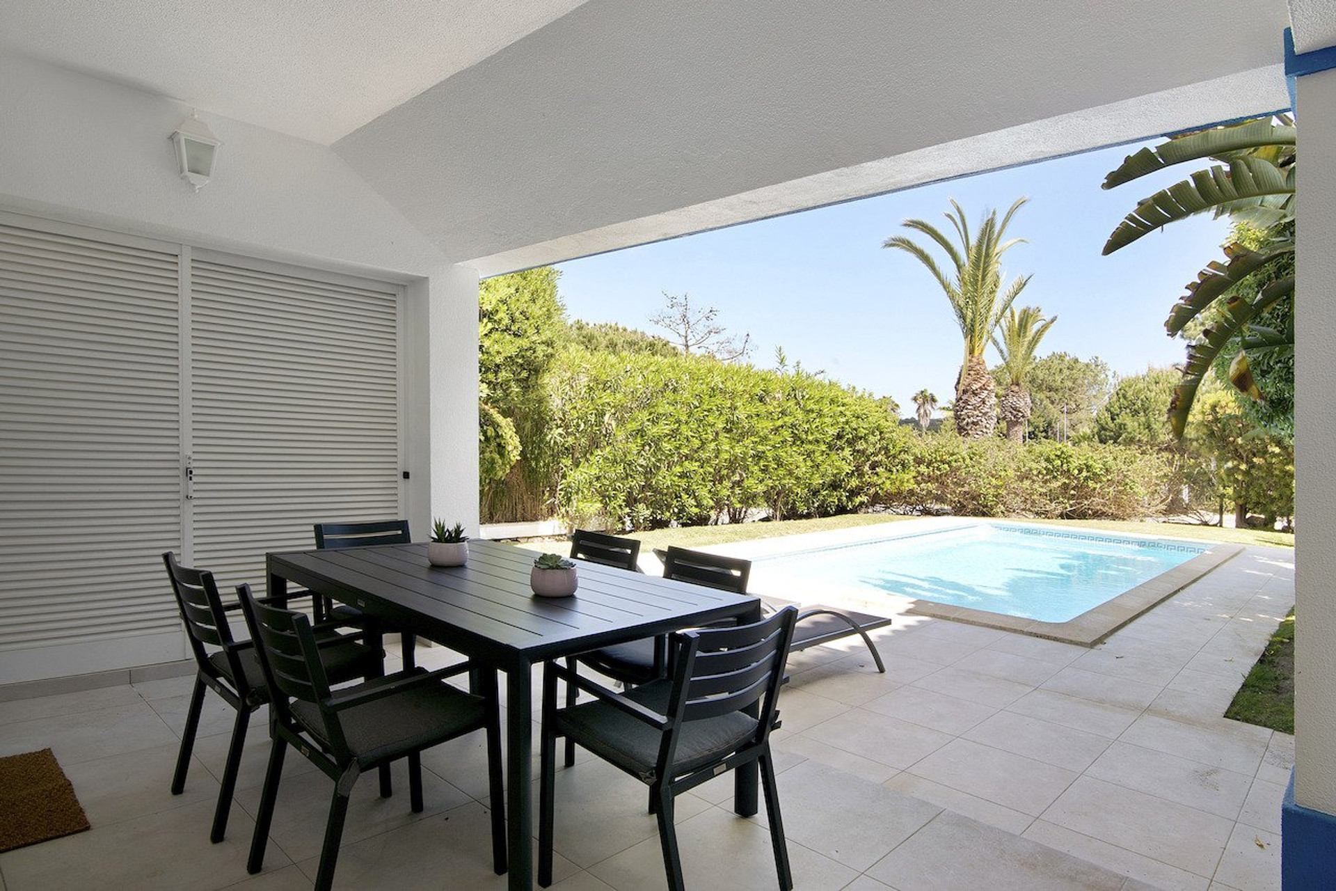 Outside Patio by private pool