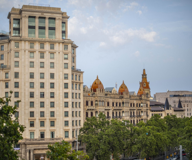 Landmark buildings view