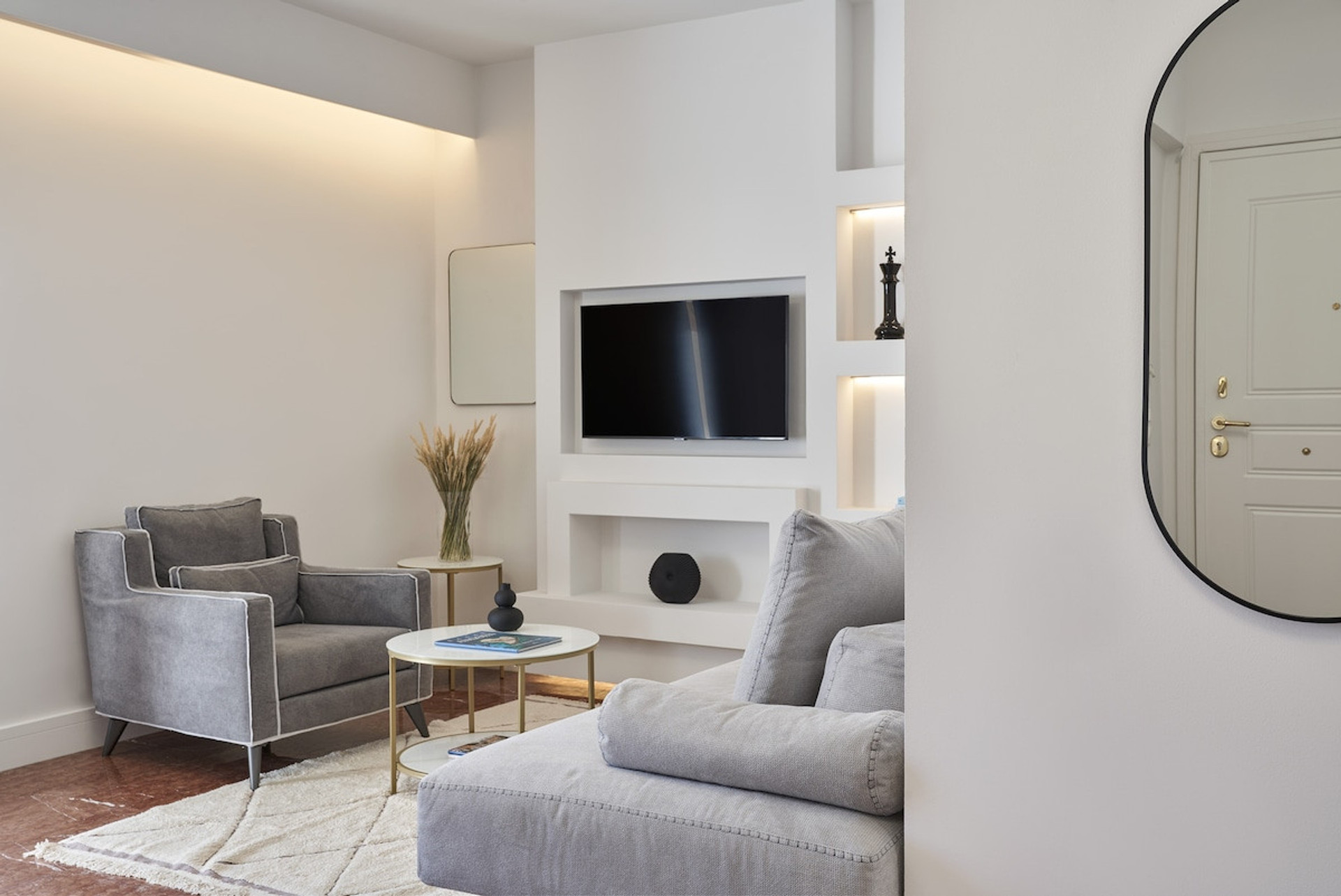 The living room