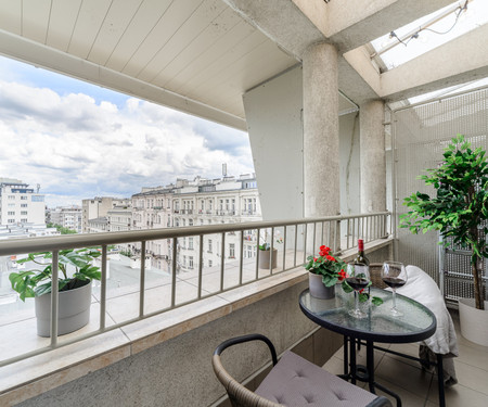 Two-level lux apartment in the centre of  Warsaw