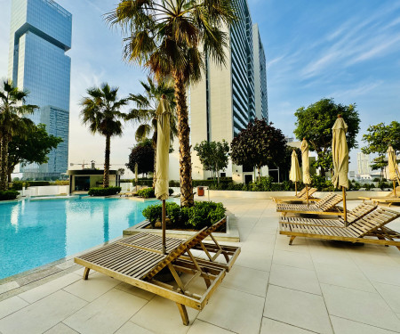 Bright Studio | Pool Views | Hameni Tower, JVC