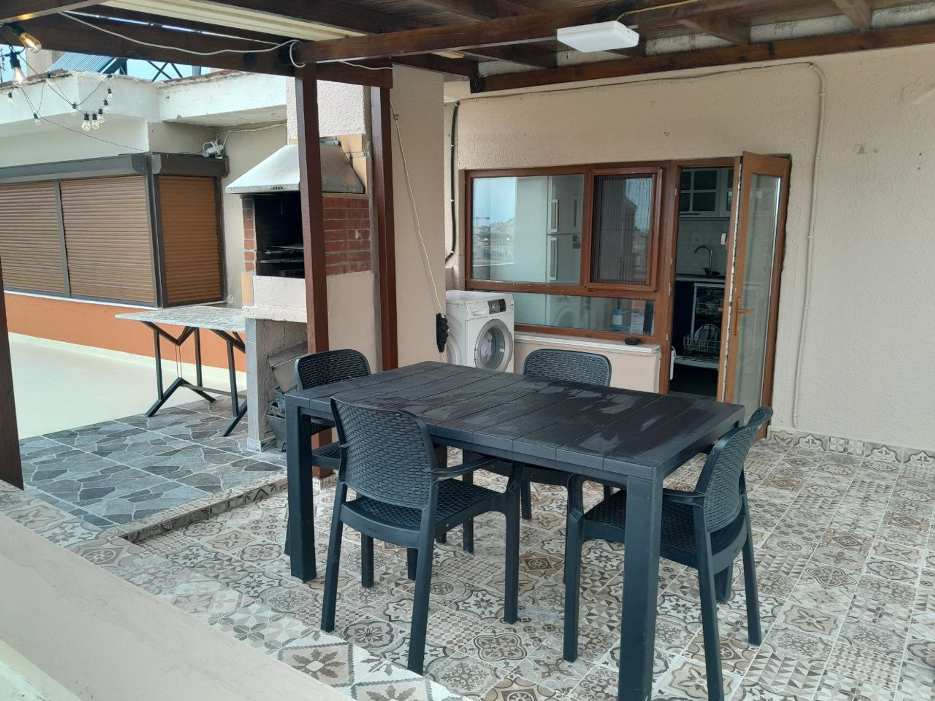 Terrace, barbecue area