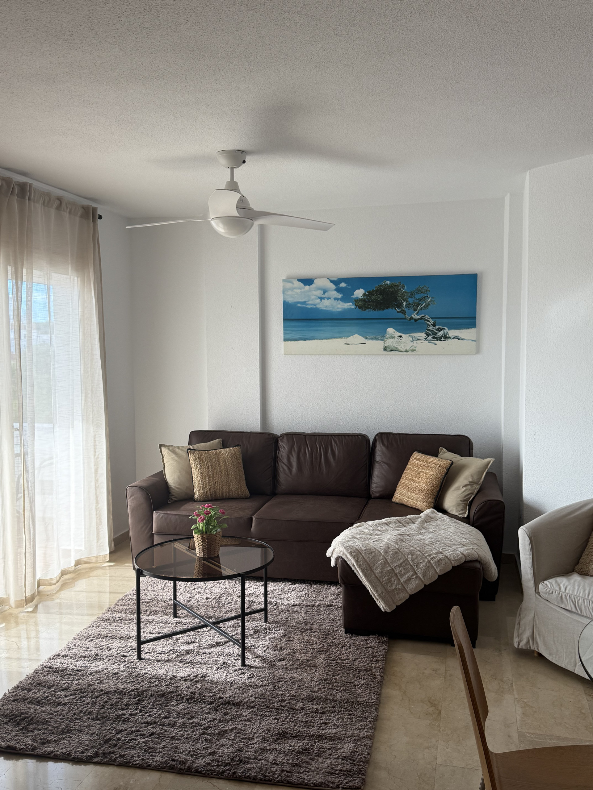 Living room sofa area