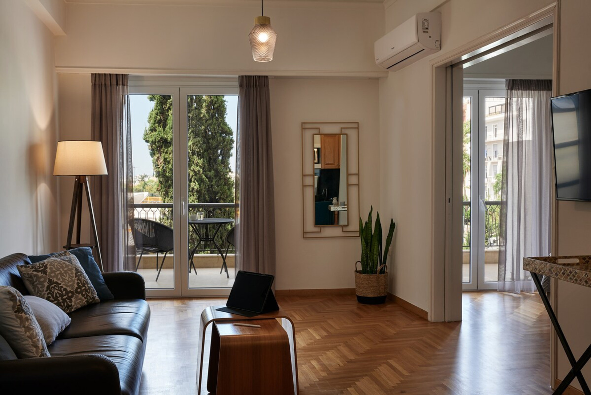 The living room