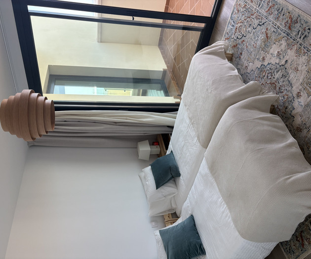 Bedroom with window view