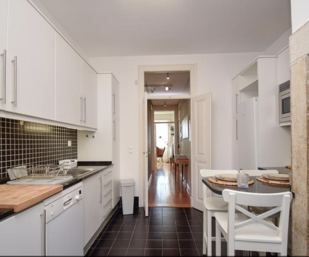 Kitchen hallway view