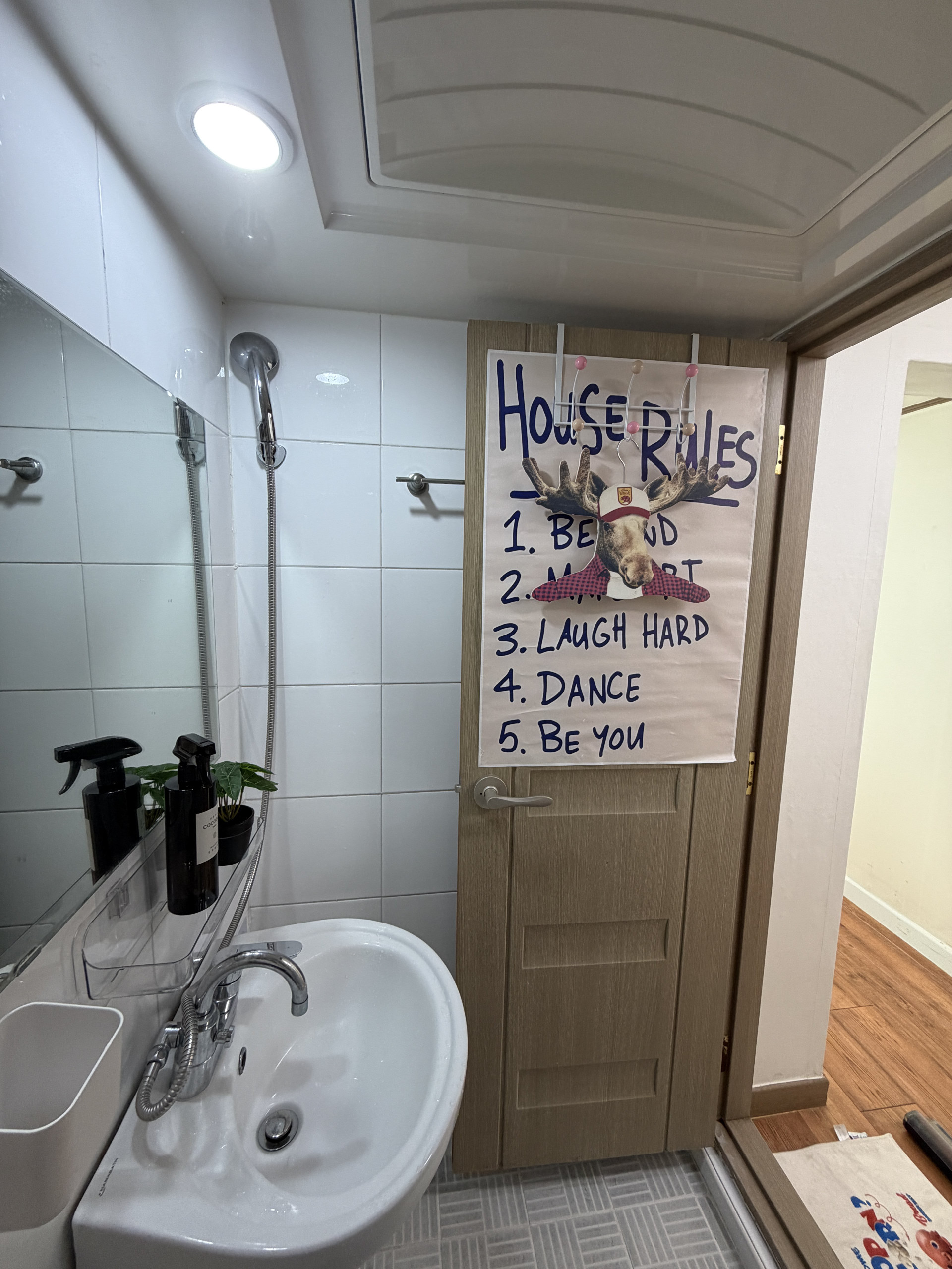 Bathroom with door