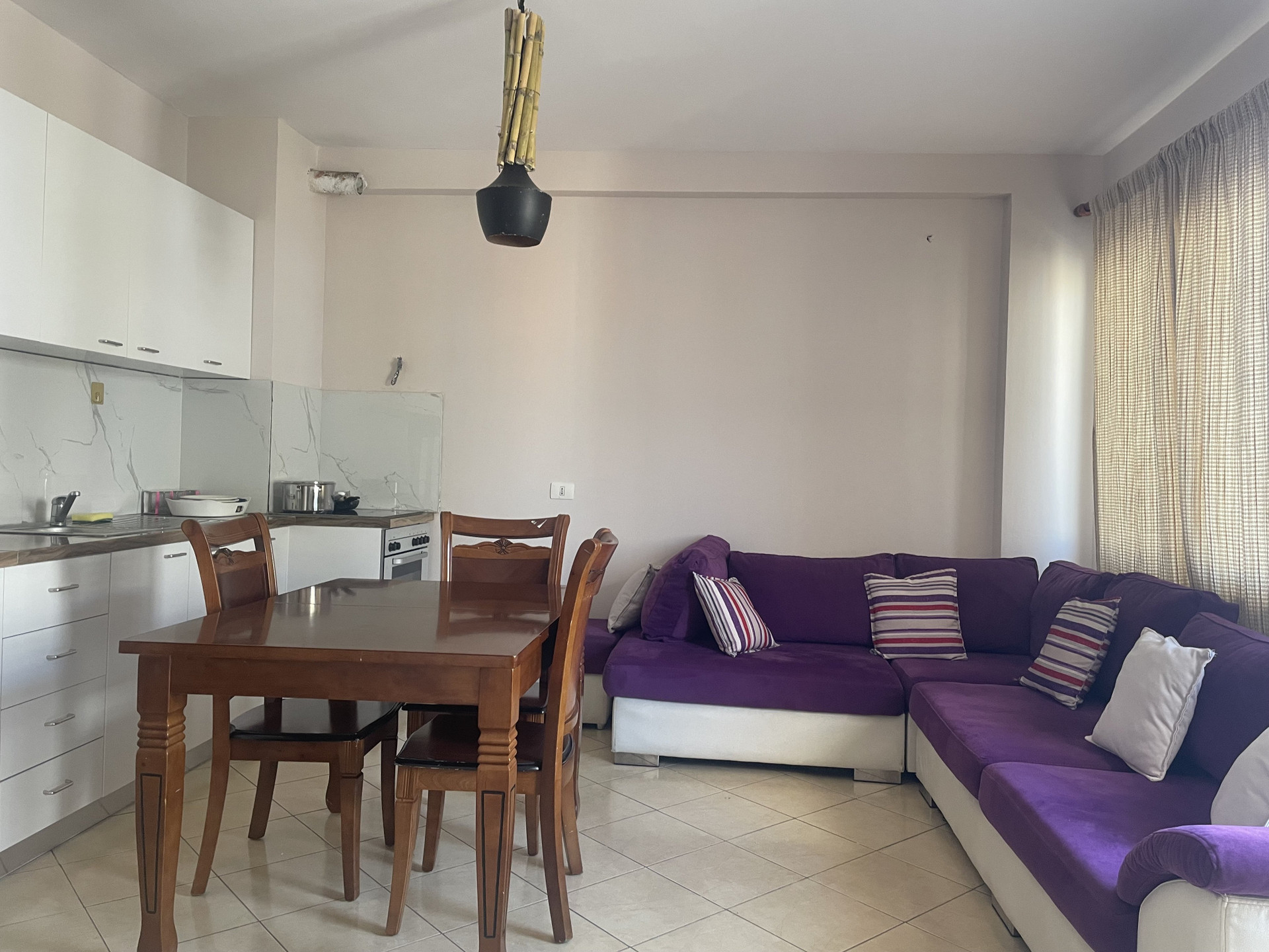 Open plan living kitchen dining