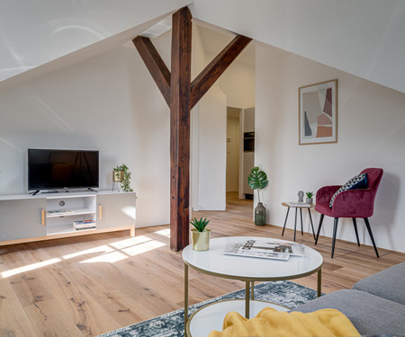 Unique 2 bedroom attic apartment - up to 6 persons