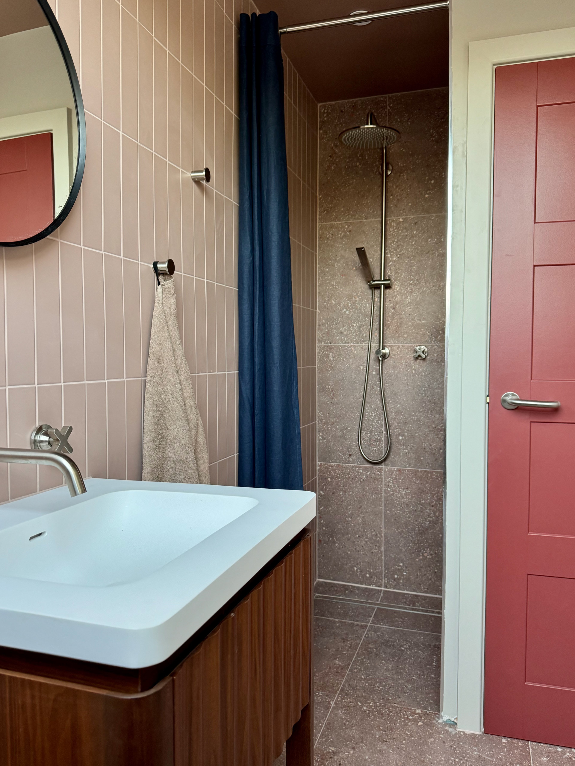 Bathroom with walk-in shower