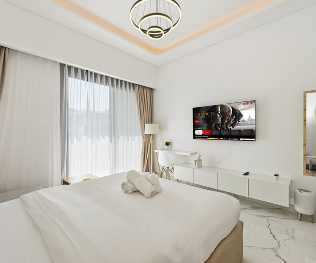 Luxurious studio in Dubai with gym and pool