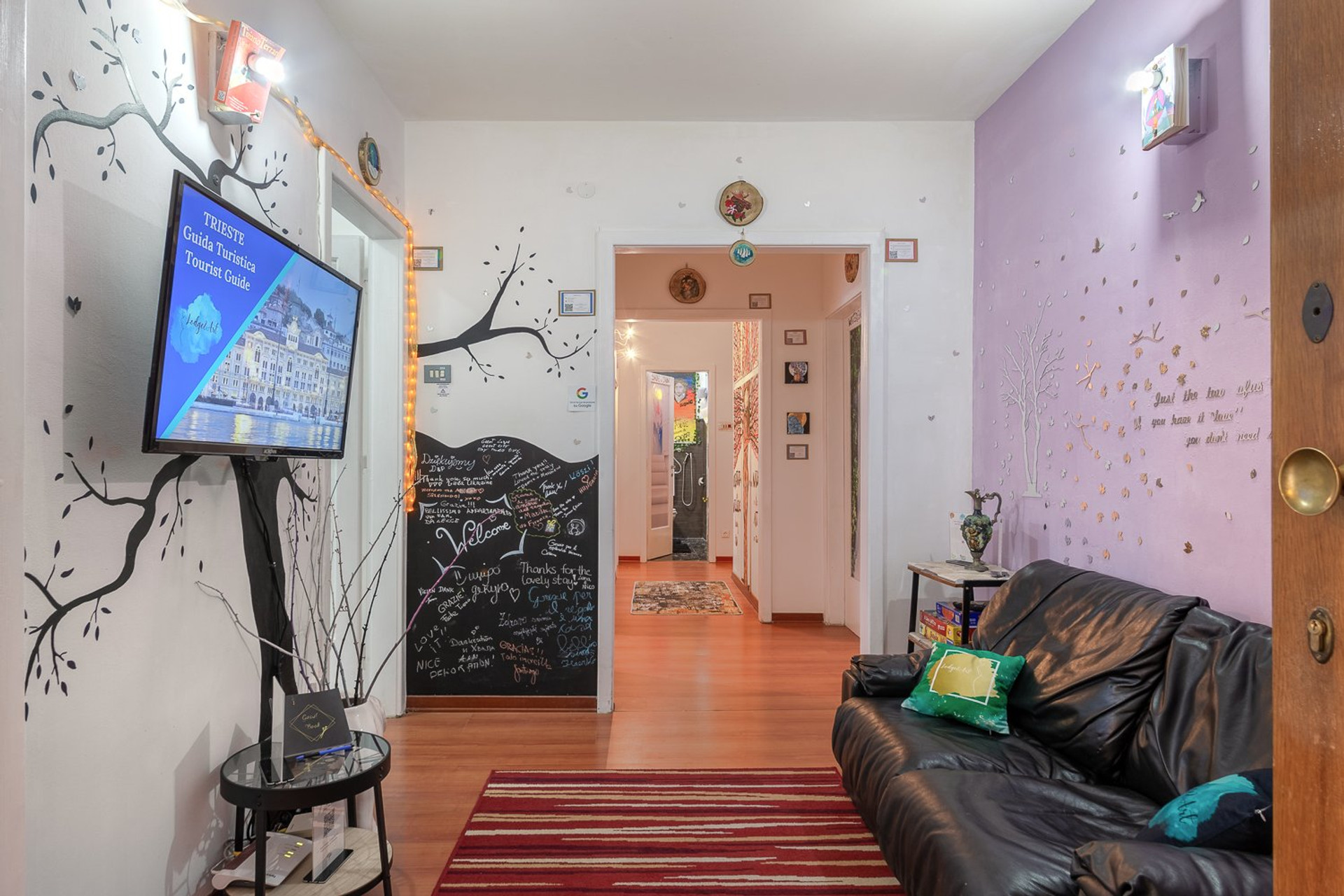 Living room with TV sofa