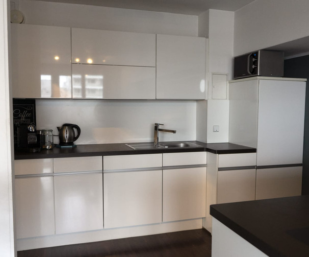 Modern white kitchen