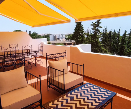 Blue & Yellow Penthouse with Terrace