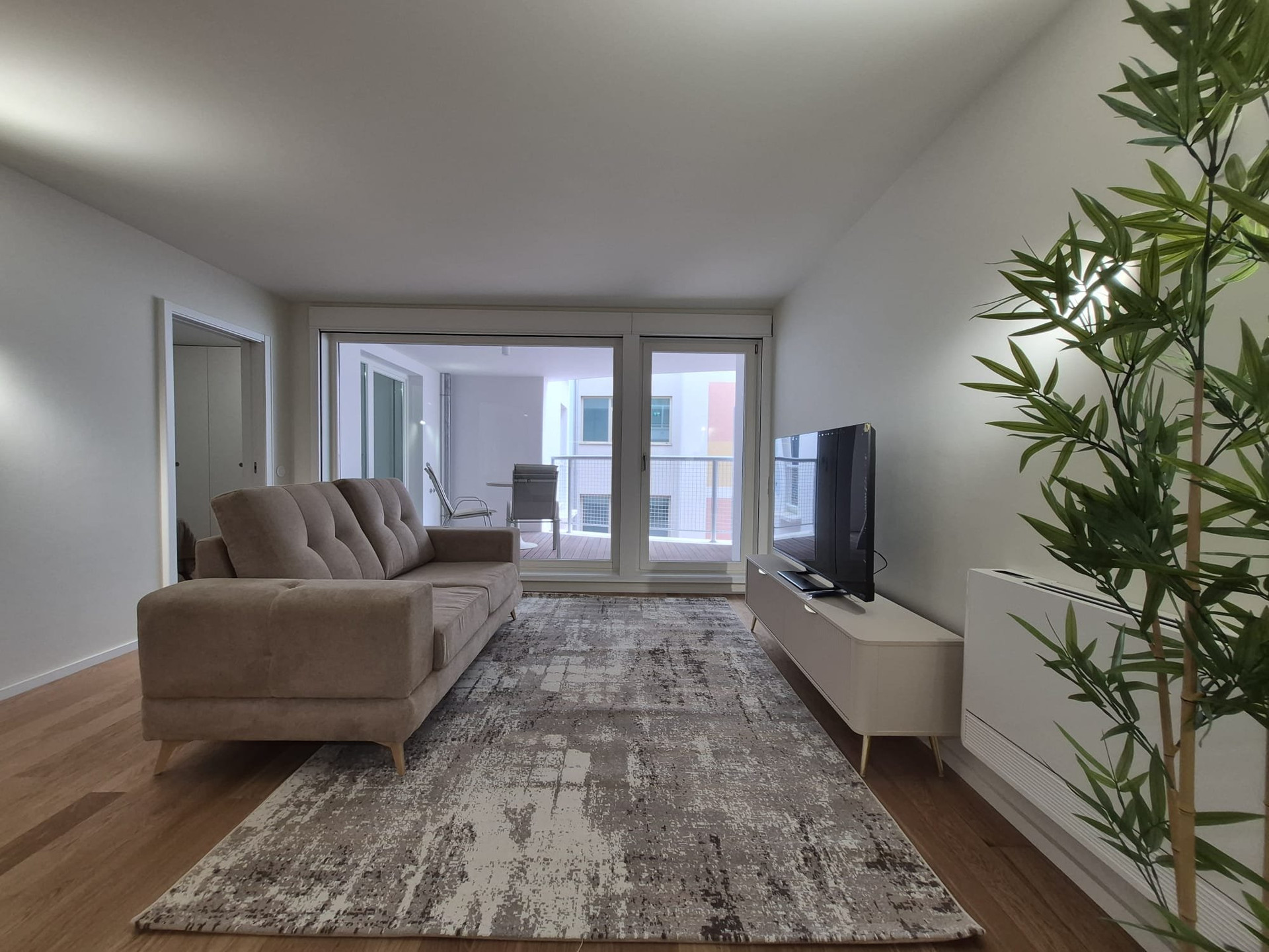 Living room with balcony access