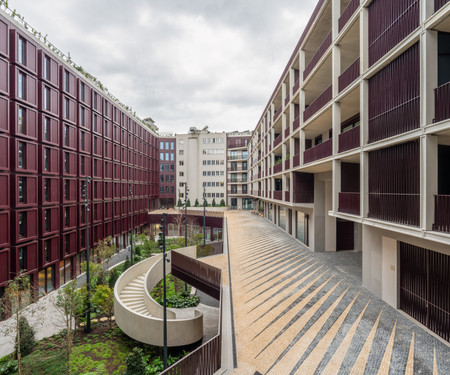 Urban Stylish Studio with Balcony