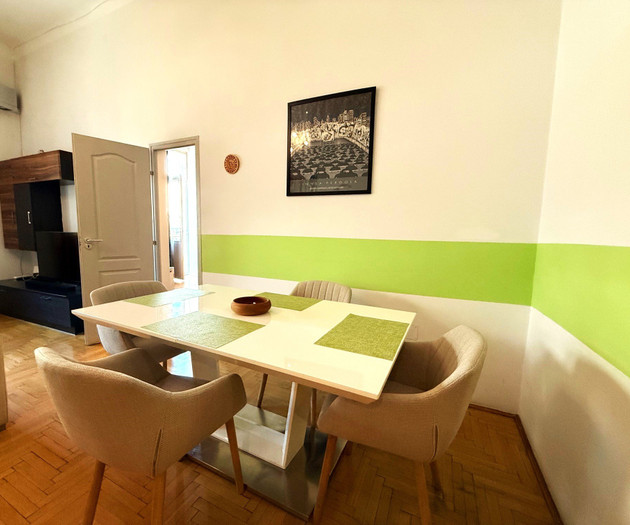 Dining table with four chairs