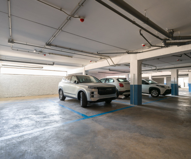 Underground parking garage
