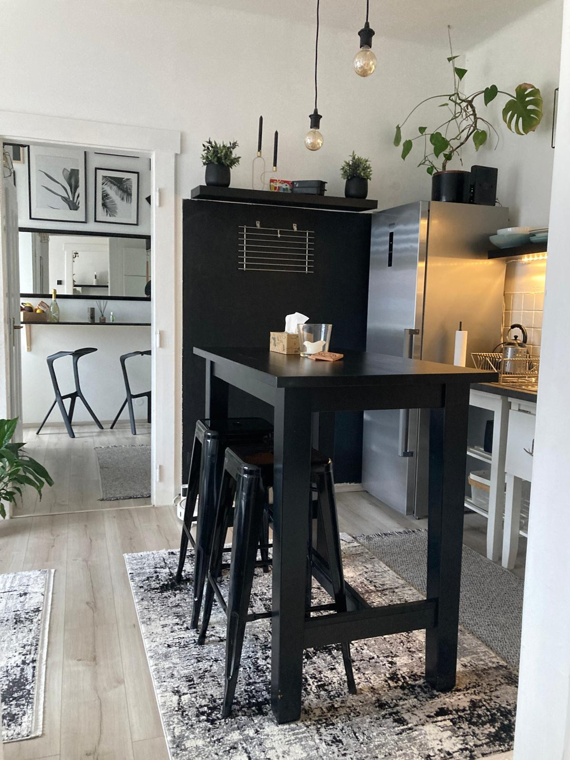 Living room with Kitchen