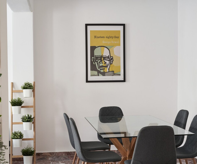 The dining area