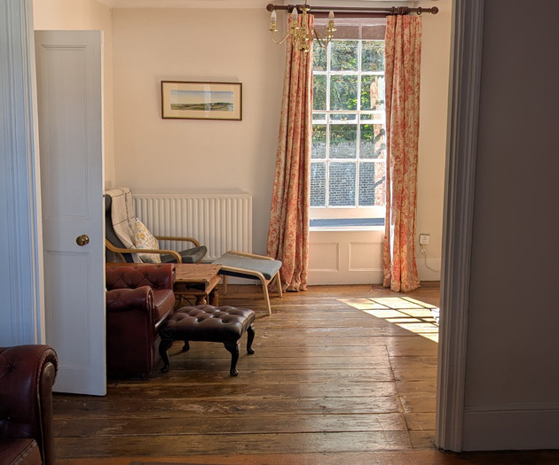 Living room hallway view
