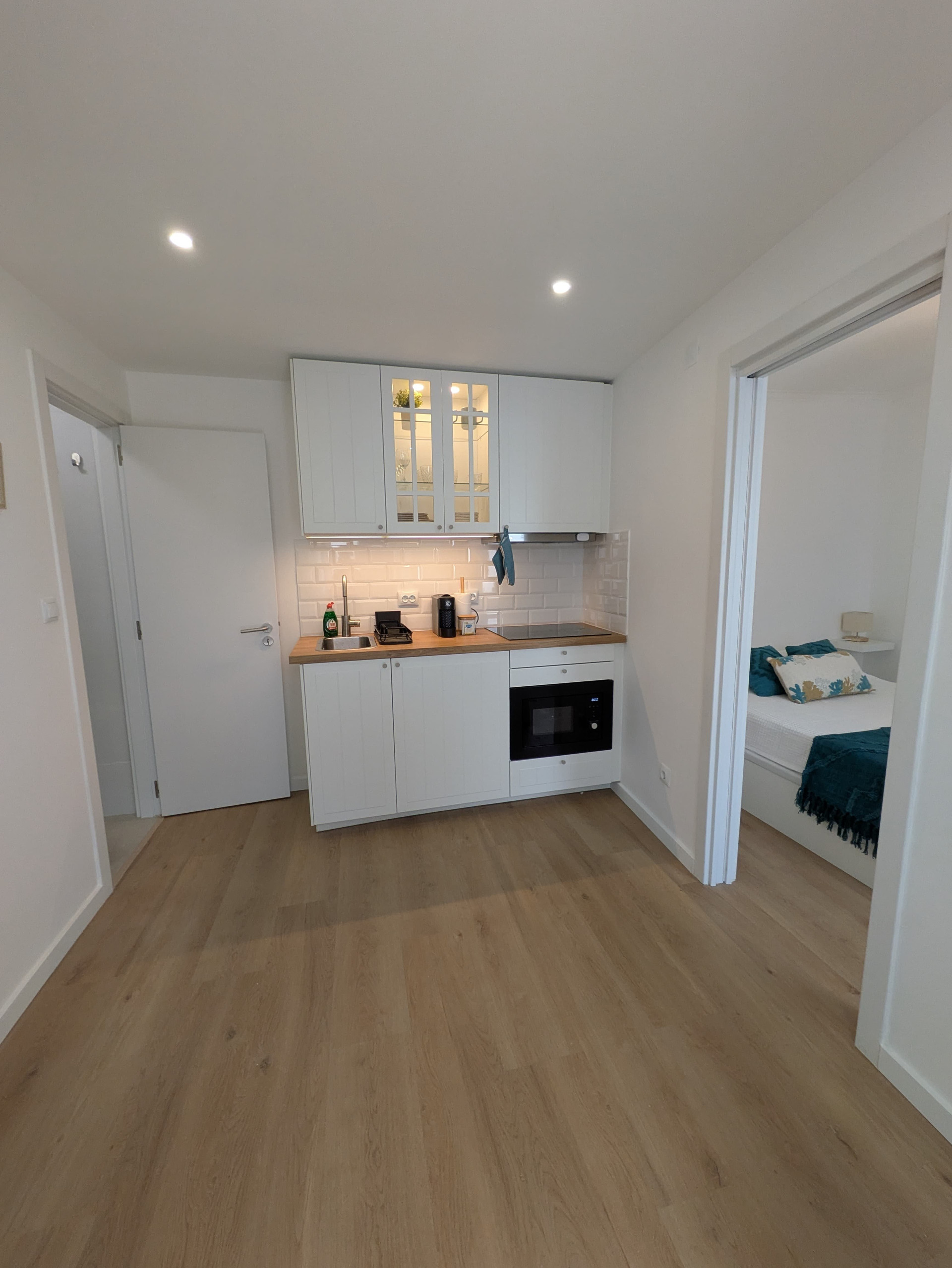Open kitchen and living space