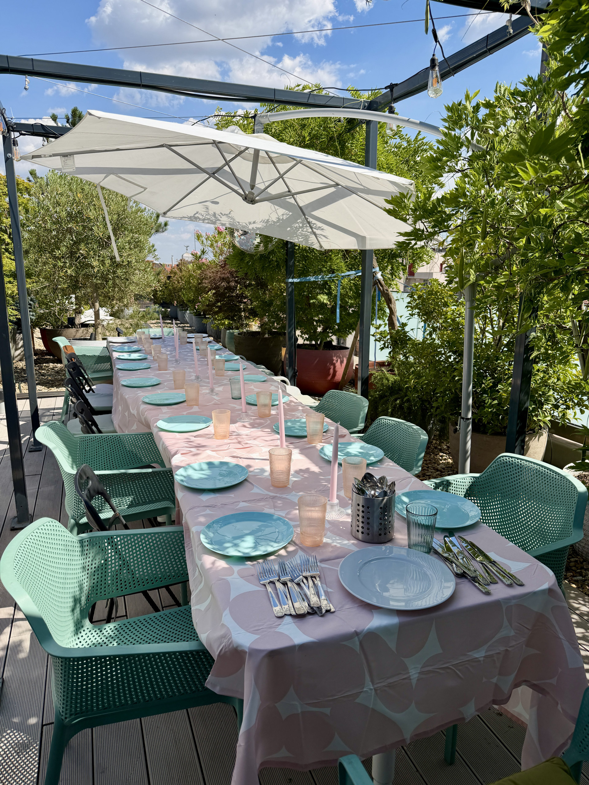 Your Rooftop terrace with view