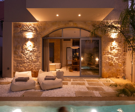 Stone villa with private pool in Chania