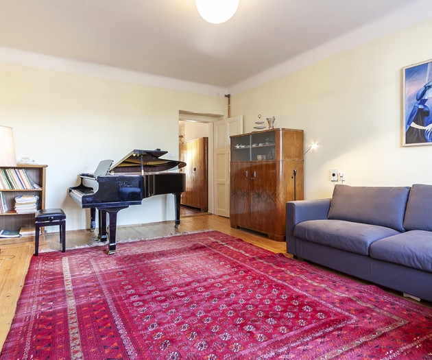 Flat with grand piano near Prague castle
