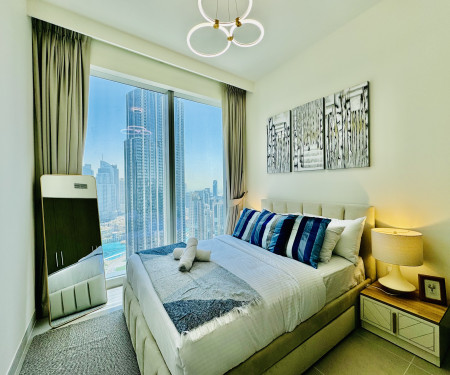 Luxe 3BR | Forte 1 | Burj Khalifa View |High Floor