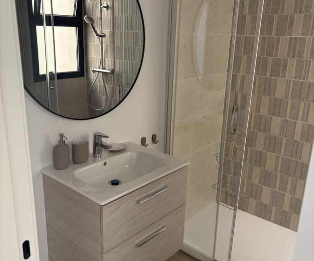 Bathroom vanity with mirror