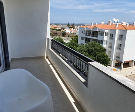 Bedroom with balcony