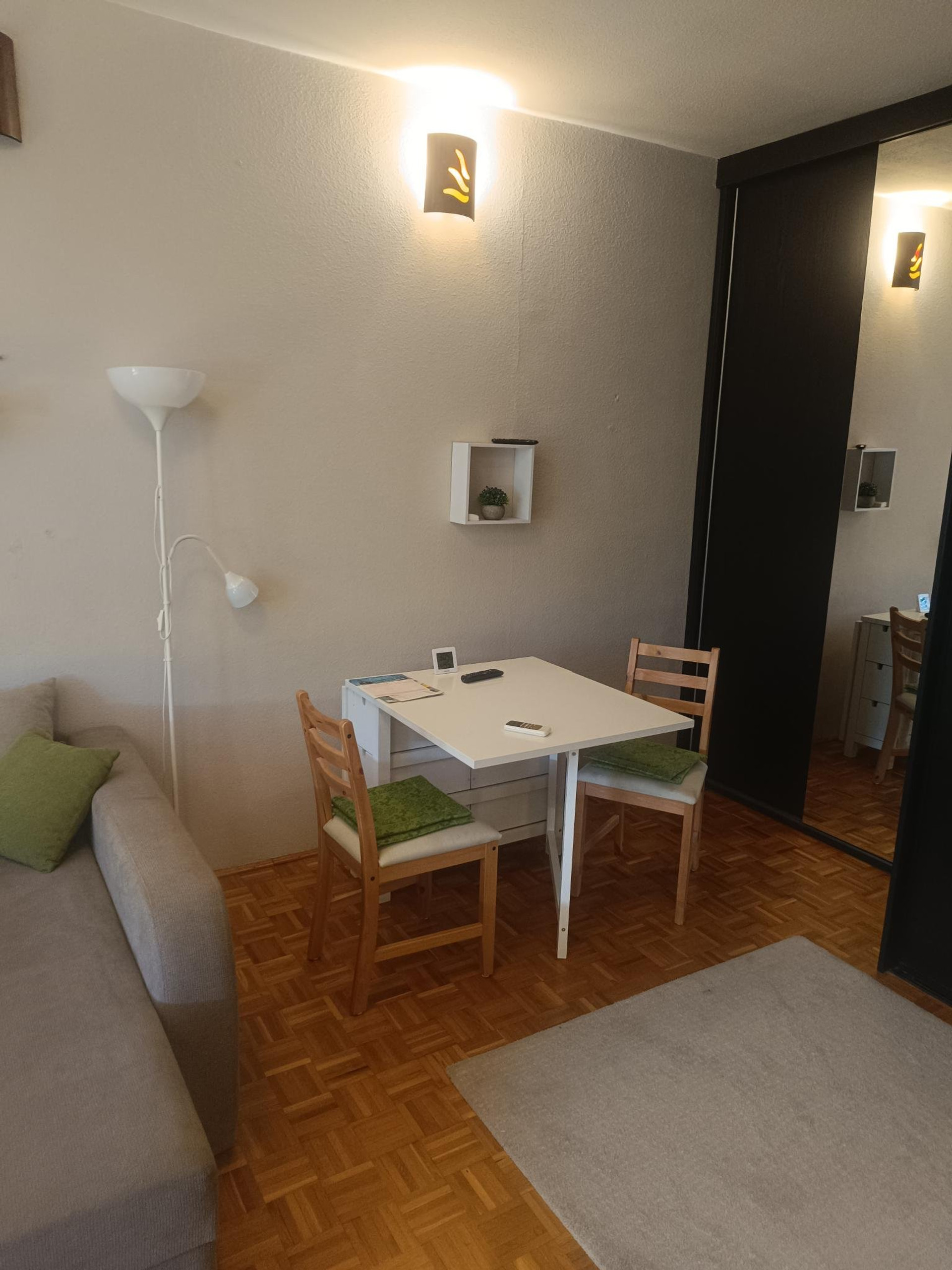 Dining area in the living room