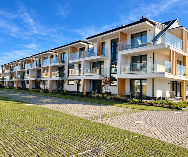 Apartment building exterior