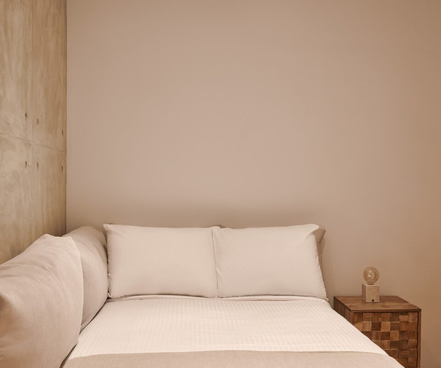 The first bedroom, with a comfortable single bed 1.20x2.00