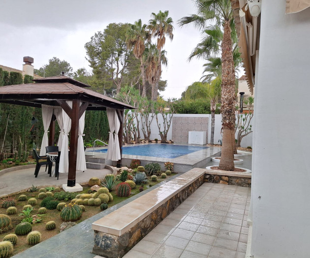 Pool and garden overview