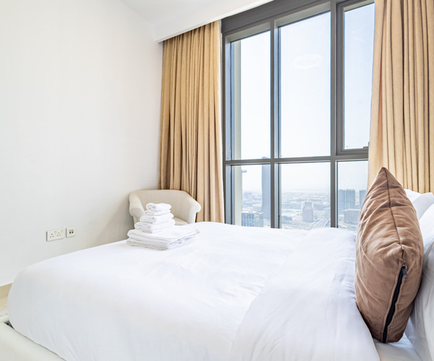 Elegant Downtown 3BR | Burj Khalifa View