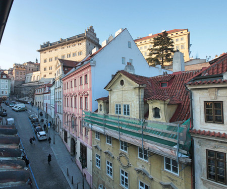 Heart of Old Town. Historical Place. Prague castle