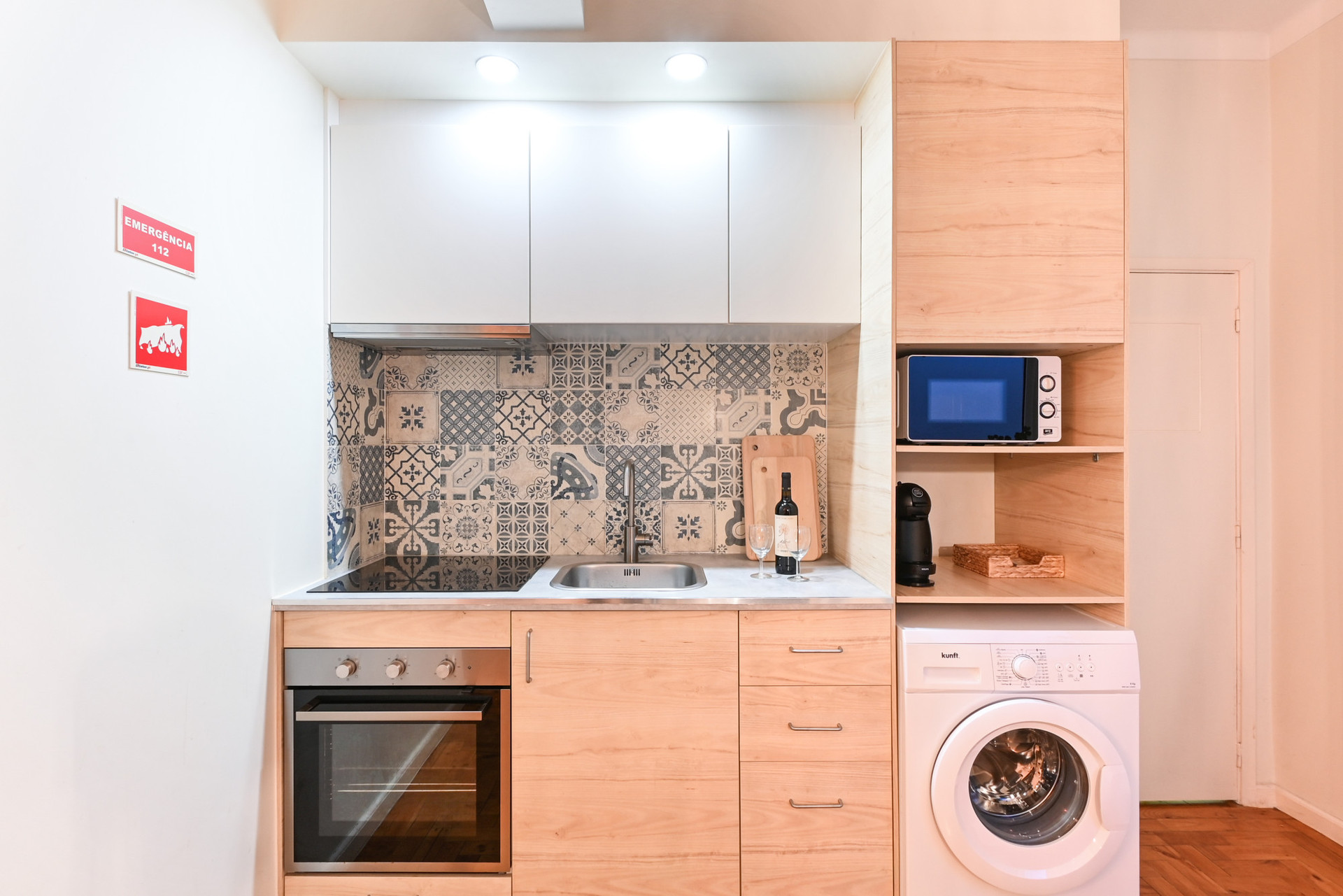 Kitchenette totalmente equipada